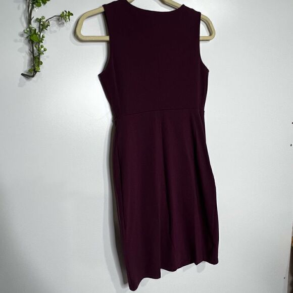 Susana Monaco Purple Stretch Ruched Tank Mini Dress - Picture 10 of 10